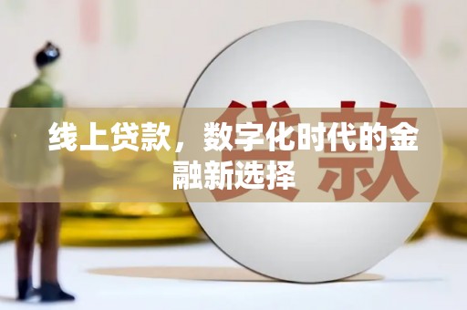 务川线上贷款，数字化时代的金融新选择