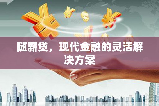 务川随薪贷，现代金融的灵活解决方案