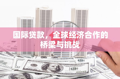 务川国际贷款，全球经济合作的桥梁与挑战