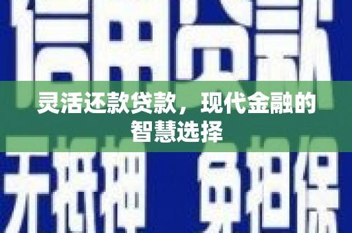 务川灵活还款贷款，现代金融的智慧选择
