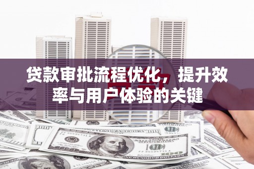 务川贷款审批流程优化，提升效率与用户体验的关键