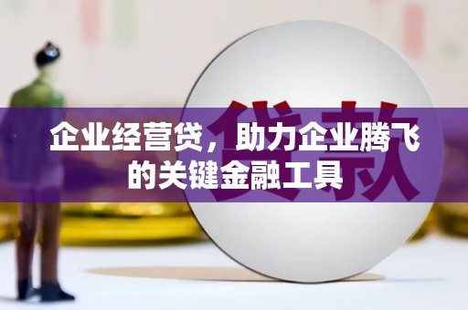 务川企业经营贷，助力企业腾飞的关键金融工具