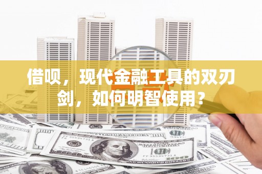 务川借呗，现代金融工具的双刃剑，如何明智使用？