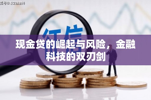 务川现金贷的崛起与风险，金融科技的双刃剑