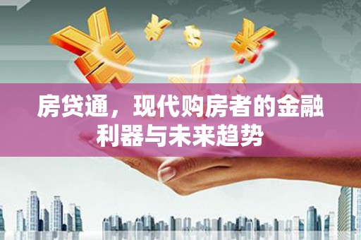 务川房贷通，现代购房者的金融利器与未来趋势