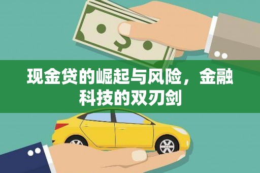 务川现金贷的崛起与风险，金融科技的双刃剑