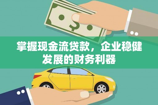 务川掌握现金流贷款，企业稳健发展的财务利器