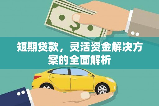 务川短期贷款，灵活资金解决方案的全面解析