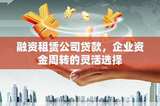 务川融资租赁公司贷款，企业资金周转的灵活选择