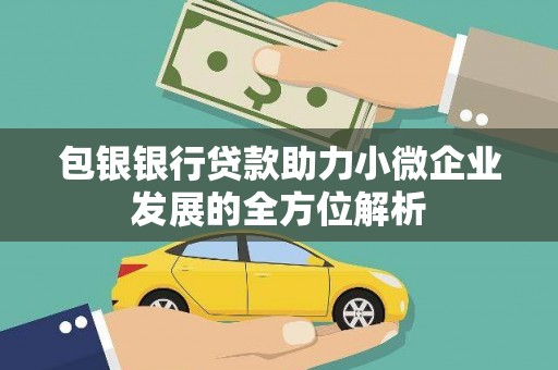 务川包银银行贷款助力小微企业发展的全方位解析
