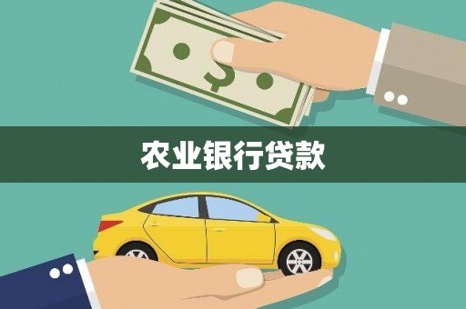 务川农业银行贷款