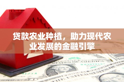务川贷款农业种植，助力现代农业发展的金融引擎