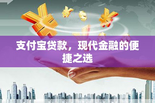 务川支付宝贷款，现代金融的便捷之选