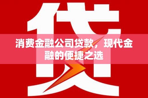 务川消费金融公司贷款，现代金融的便捷之选
