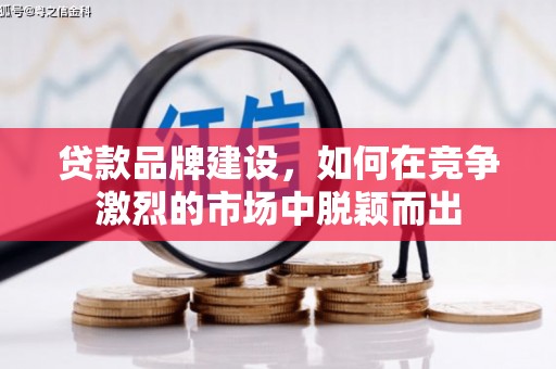 务川贷款品牌建设，如何在竞争激烈的市场中脱颖而出