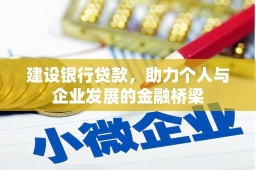 务川建设银行贷款，助力个人与企业发展的金融桥梁