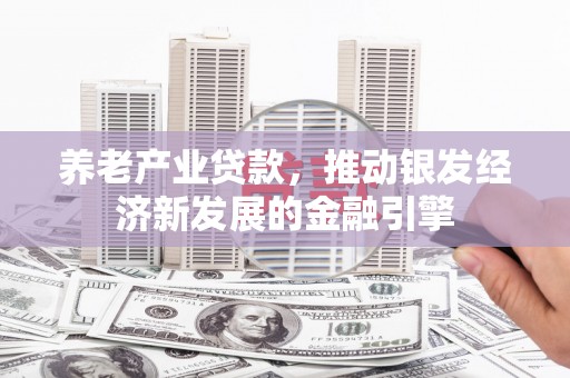 务川养老产业贷款，推动银发经济新发展的金融引擎