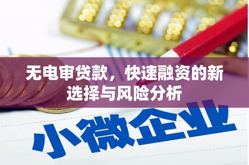 务川无电审贷款，快速融资的新选择与风险分析