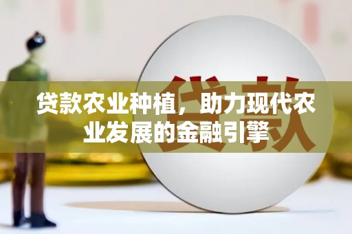 务川贷款农业种植，助力现代农业发展的金融引擎