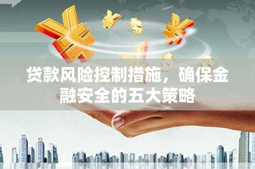务川贷款风险控制措施，确保金融安全的五大策略