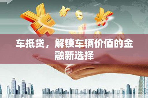 务川车抵贷，解锁车辆价值的金融新选择