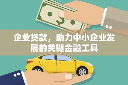 务川企业贷款，助力中小企业发展的关键金融工具