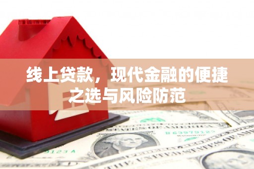 务川线上贷款，现代金融的便捷之选与风险防范