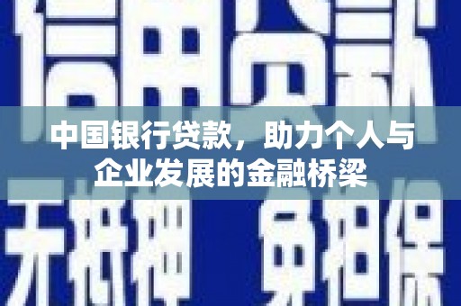 务川中国银行贷款，助力个人与企业发展的金融桥梁