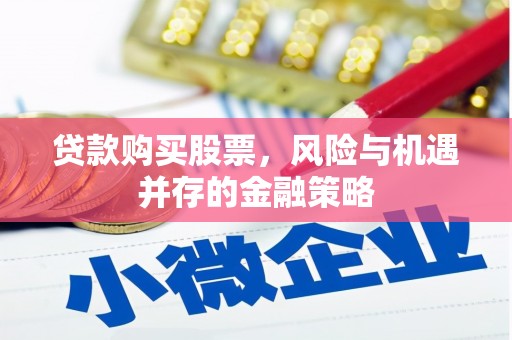 务川贷款购买股票，风险与机遇并存的金融策略
