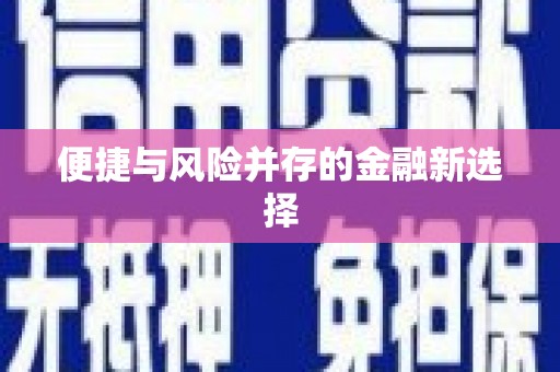 务川便捷与风险并存的金融新选择