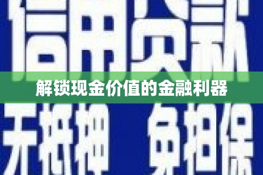 务川解锁现金价值的金融利器