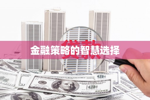 务川金融策略的智慧选择