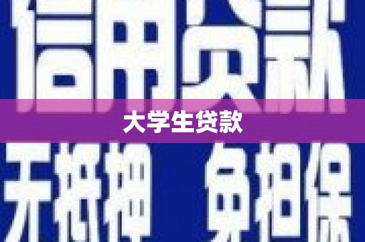 务川大学生贷款