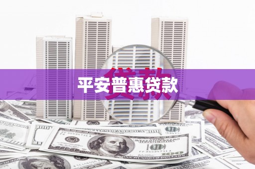 务川平安普惠贷款